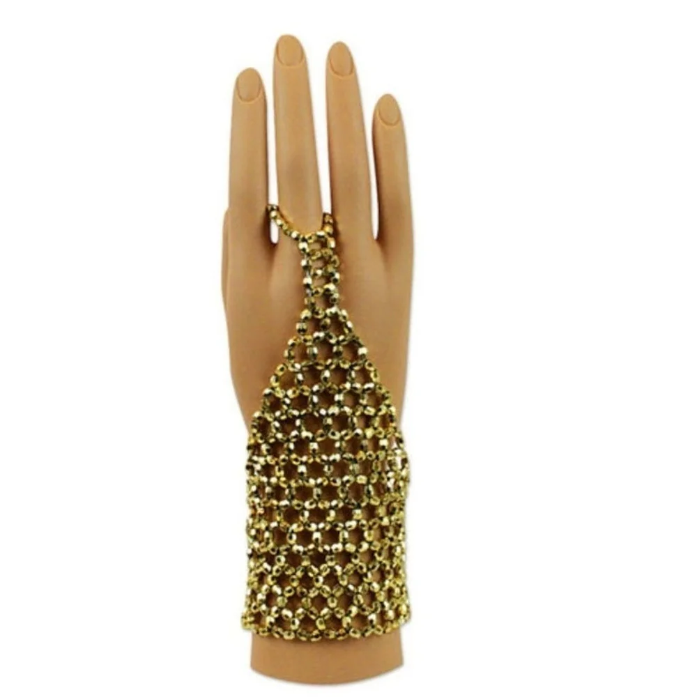 Exotic Belly Dancing Fashion Beaded Slave Bracelet - Picture 1 of 10